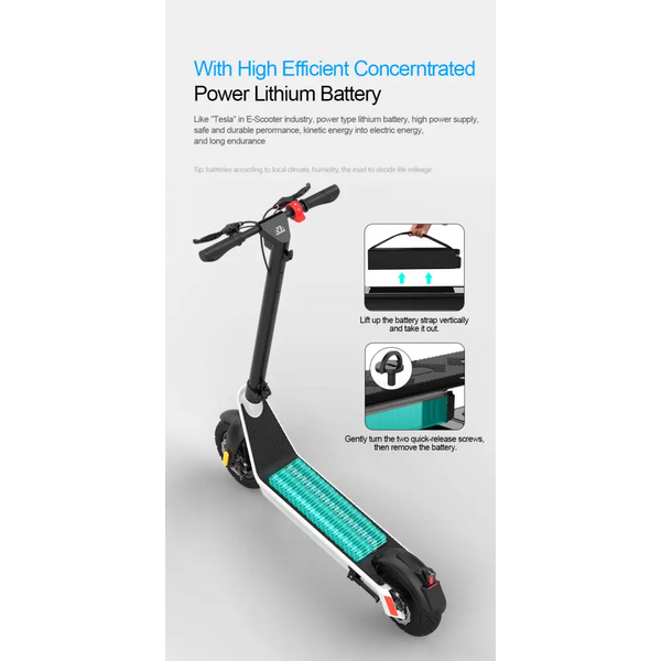 The commuta pro max electric foldable scooter - 75km range