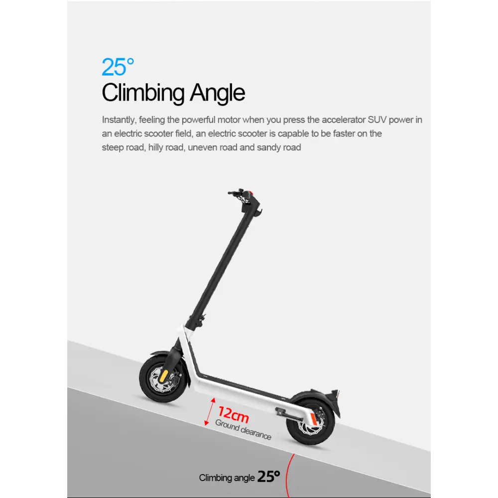 The commuta pro max electric foldable scooter - 75km range