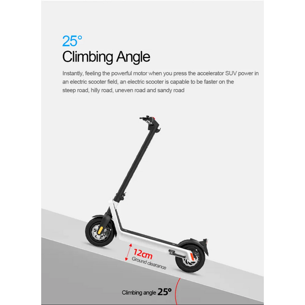 The commuta pro max electric foldable scooter - 75km range