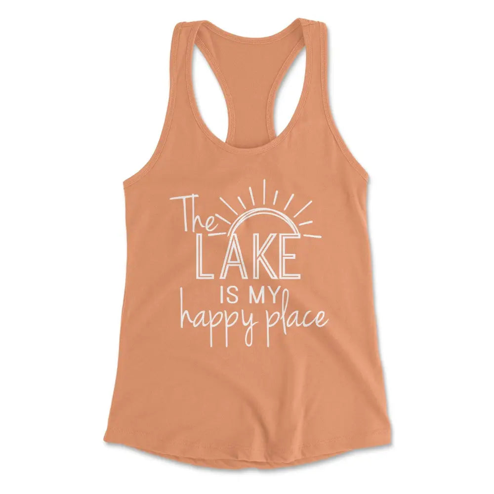 The lake is my happy place tank - Medium