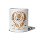 The lion's roar white mug Nexellus