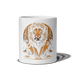 The lion's roar white mug Nexellus