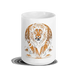 The lion's roar white mug Nexellus