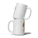 The lion's roar white mug Nexellus