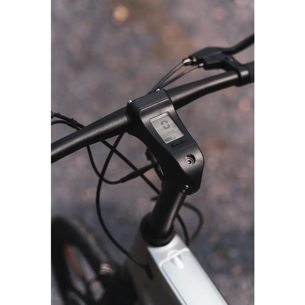 The official gun metal grey e-bike with built-in speakers &