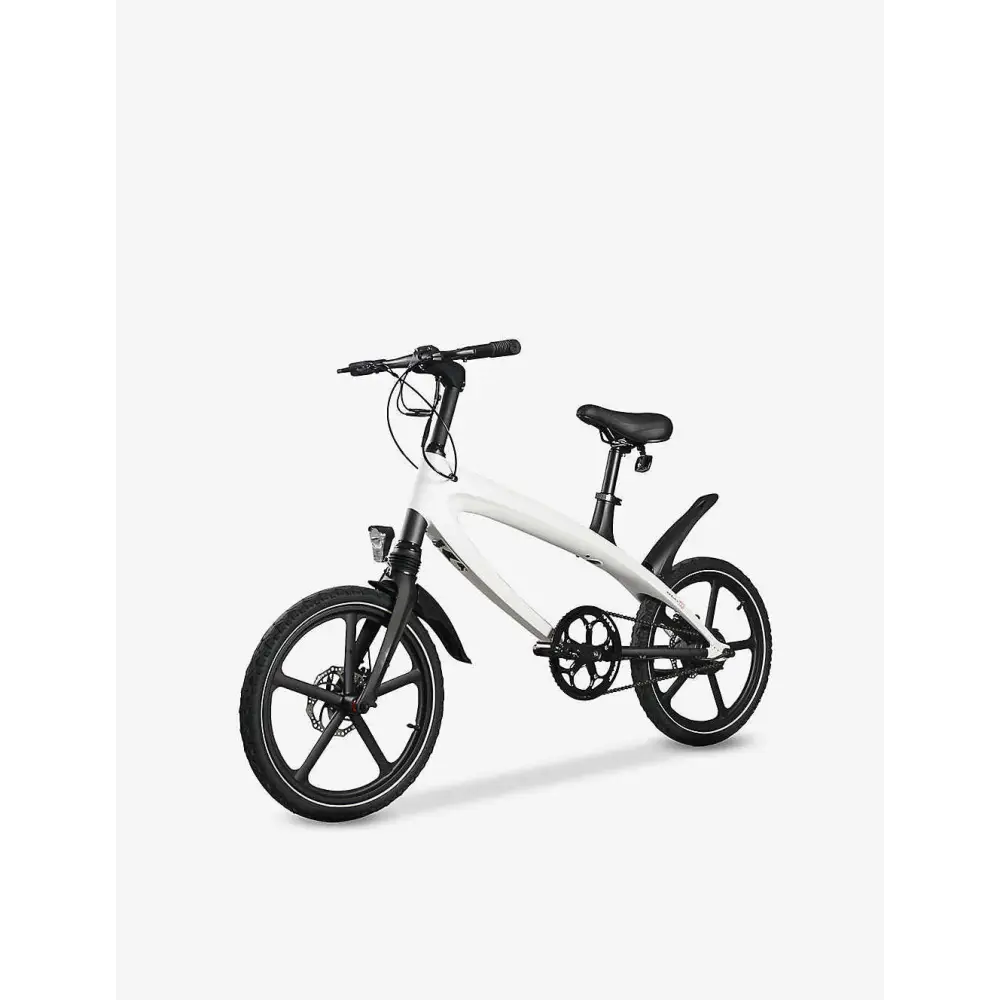 The official racing white e-bike with built-in speakers &