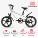 The official racing white e-bike with built-in speakers &