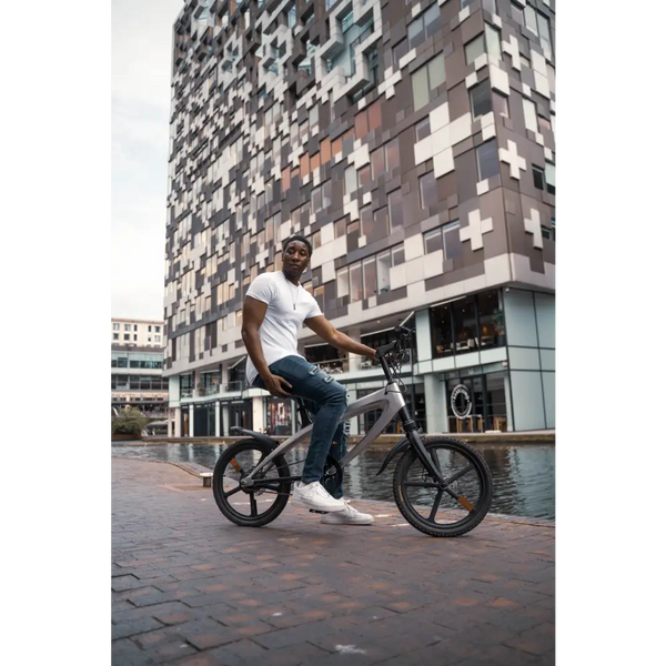 The official solar beam yellow e-bike with built-in