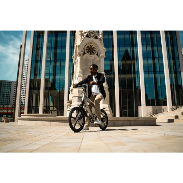 The official solar beam yellow e-bike with built-in