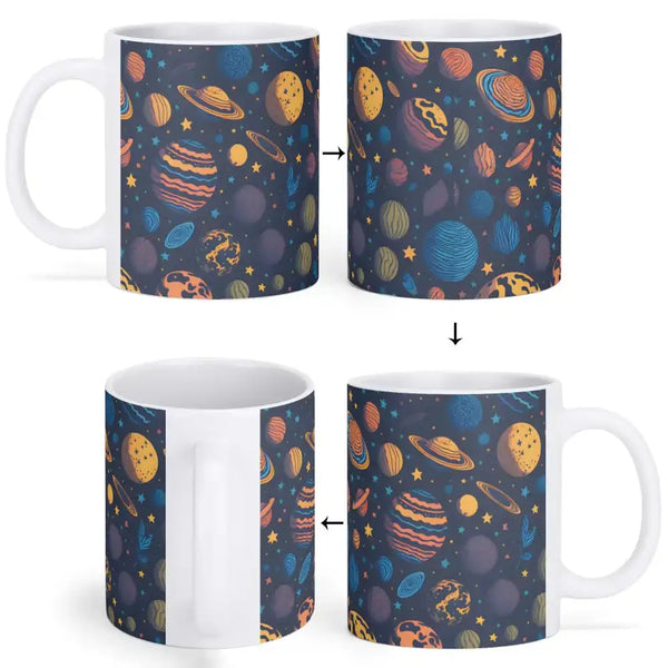 The space white mug Nexellus