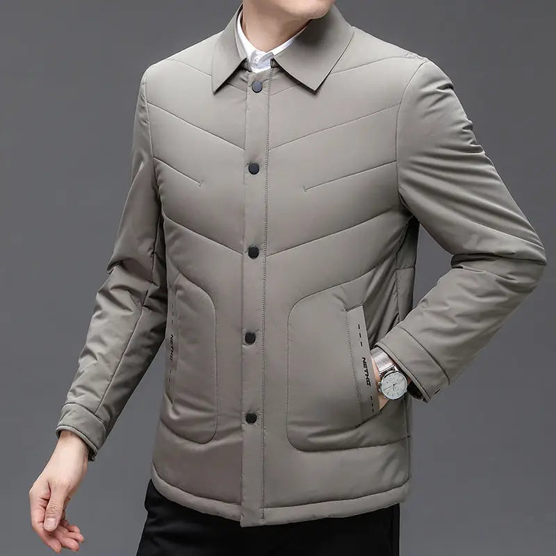 Thin Cotton-padded Jacket Middle-aged And Elderly Men's Cardigan Nexellus