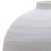 Tiber matt white ceramic vase - Ornaments