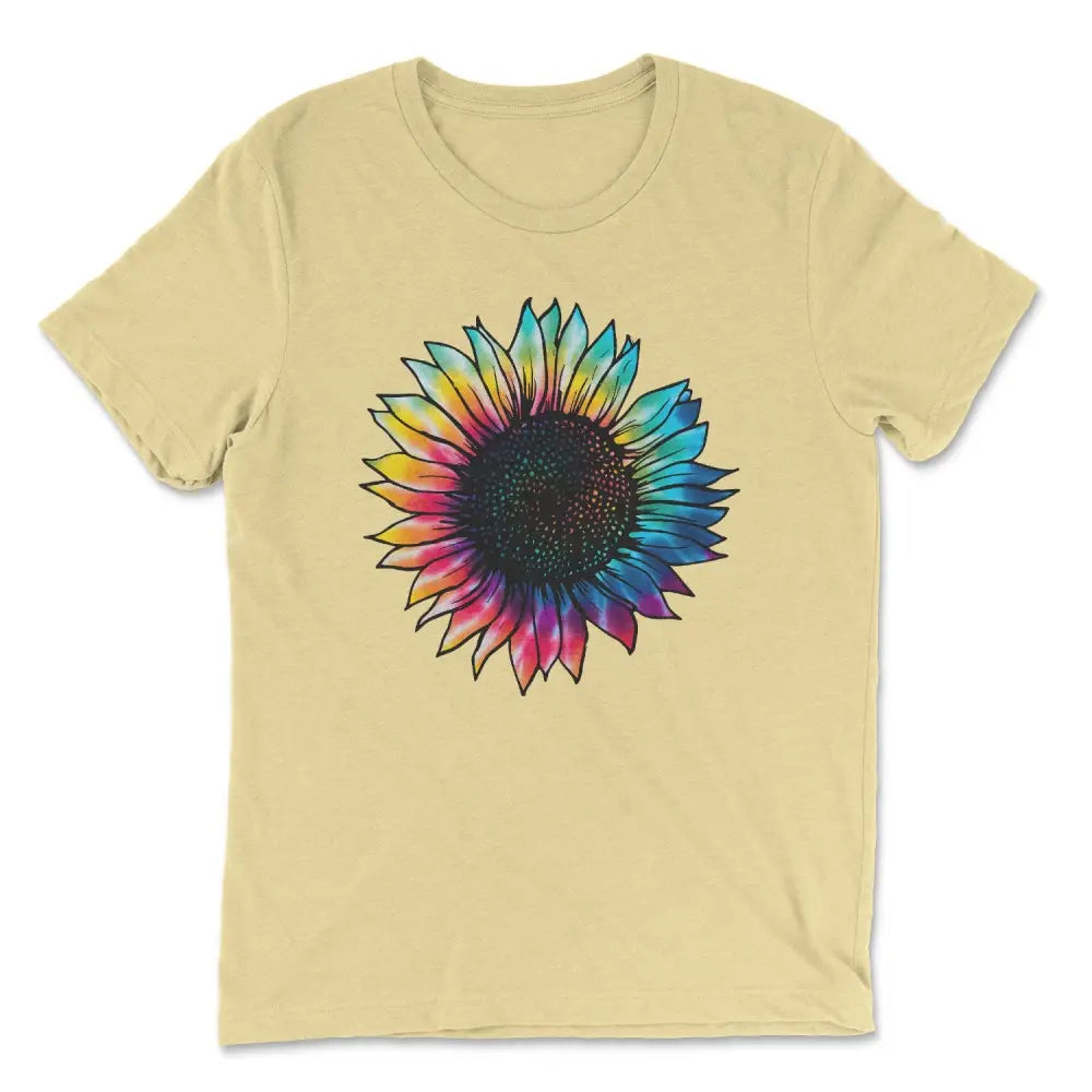 Tie dye sunflower tee - XX-Large