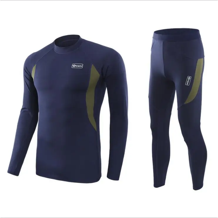 Top Quality Thermal Underwear Sets Compression Fleece Sweat for Men Nexellus