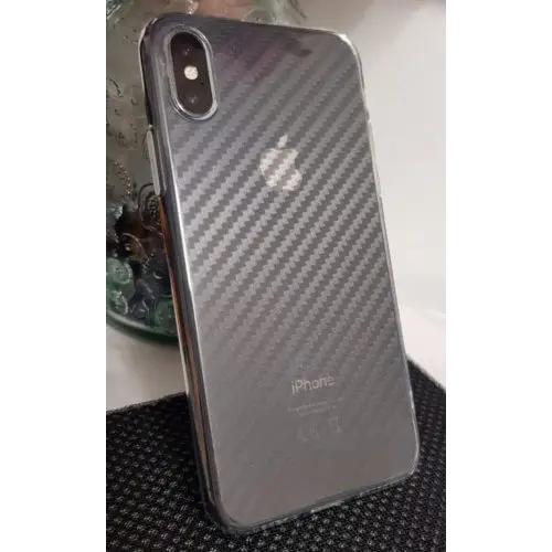 Tpu clear case with dust plugs - for iphone x