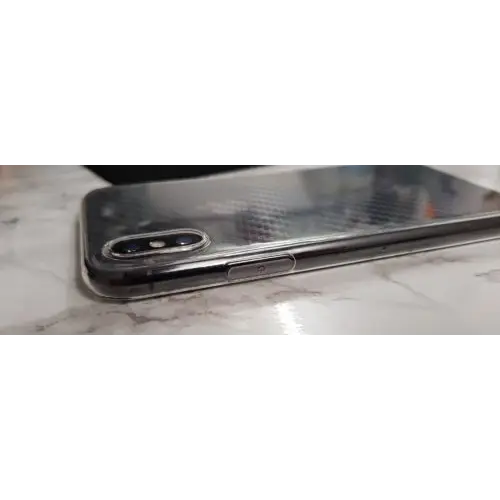 Tpu clear case with dust plugs - for iphone x