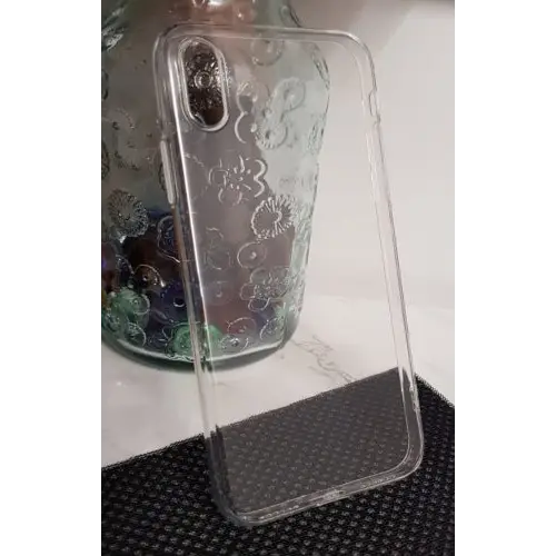 Tpu clear case with dust plugs - for iphone x