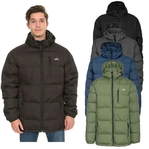 Trespass Clip Mens Warm Quilted Padded Puffer Jacket - Nexellus