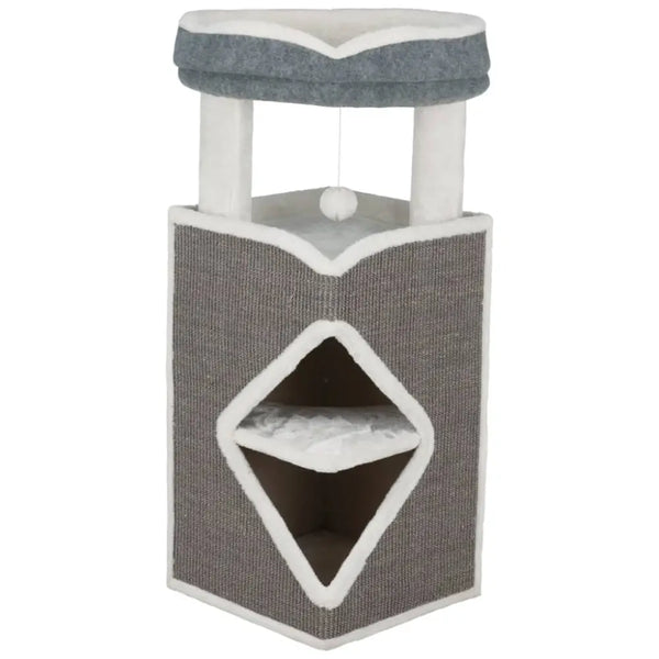 Trixie cat tower arma grey blue and white - Multicolour