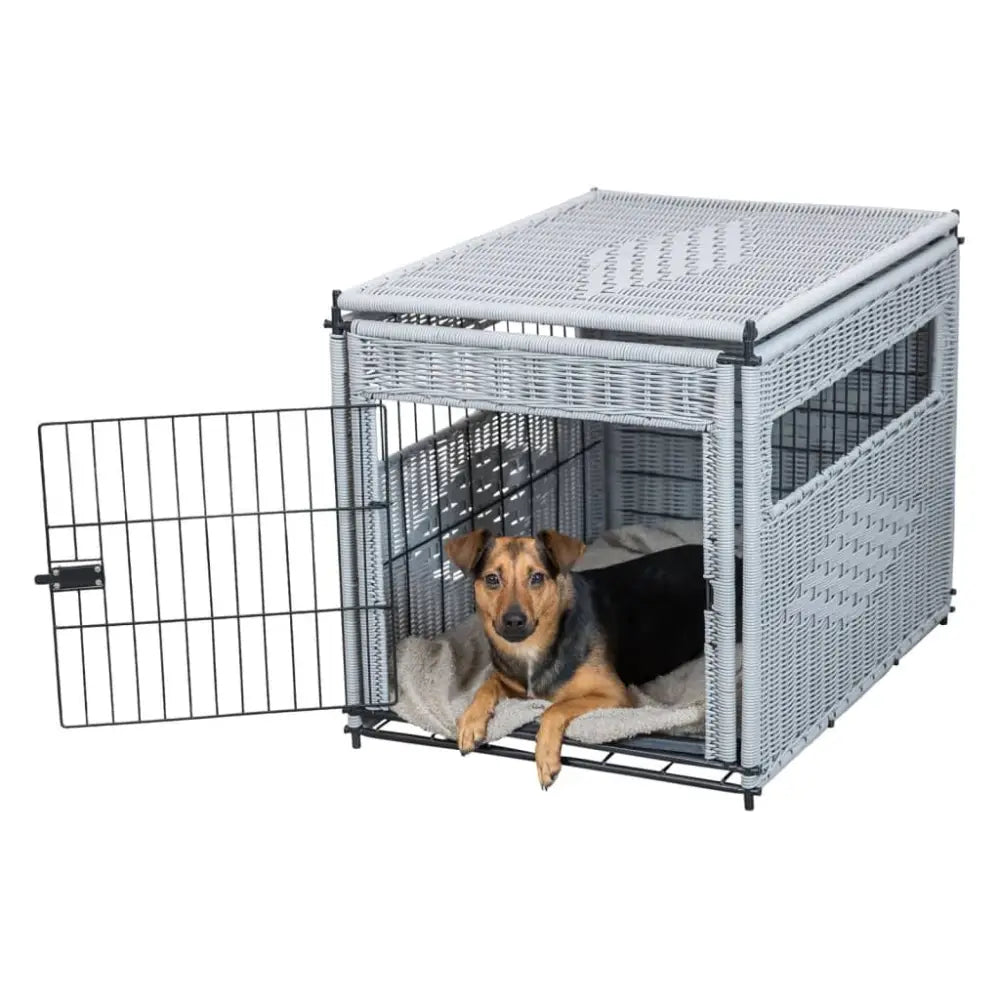 Trixie pet home kennel 58x60x77 cm light grey - Grey