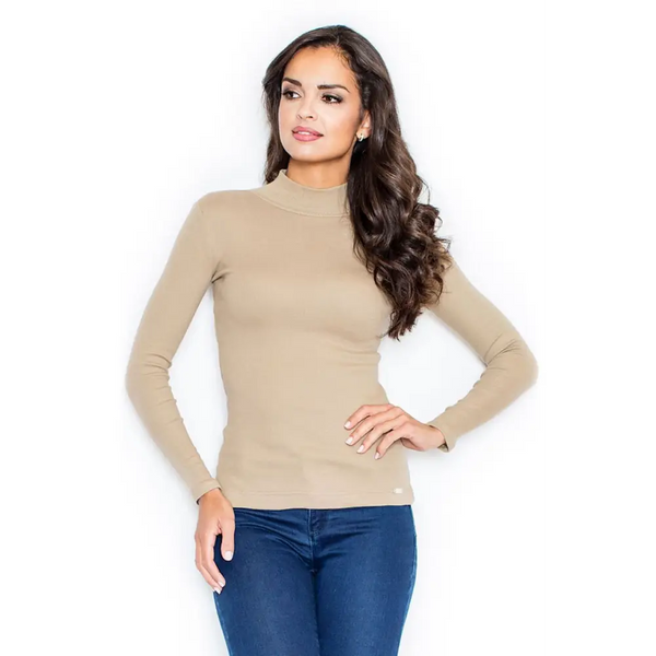 Turtleneck figl - beige 2 / L