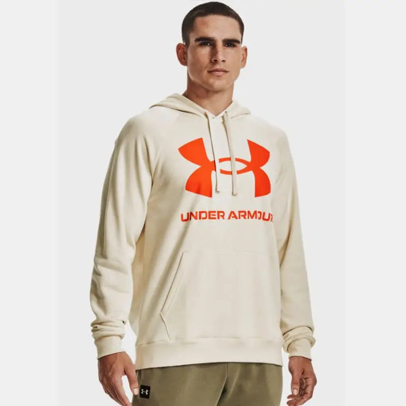 Under armor rival fleece big logo hd sweatshirt m 1357093