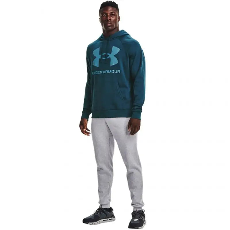 Under armor rival fleece big logo hd sweatshirt m 1357093