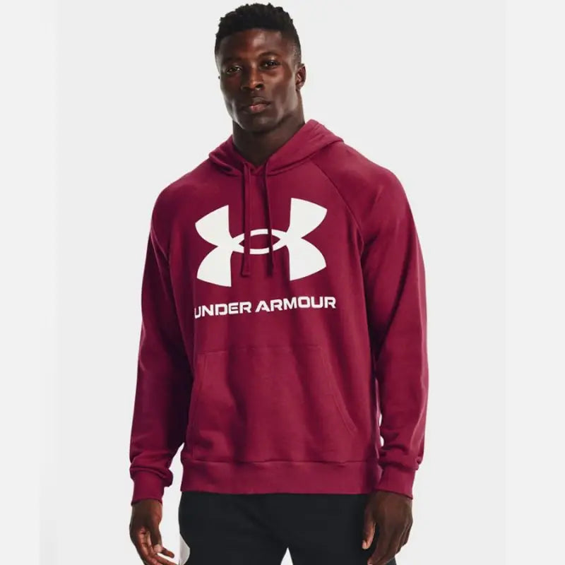 Under armor rival fleece big logo hd sweatshirt m 1357093