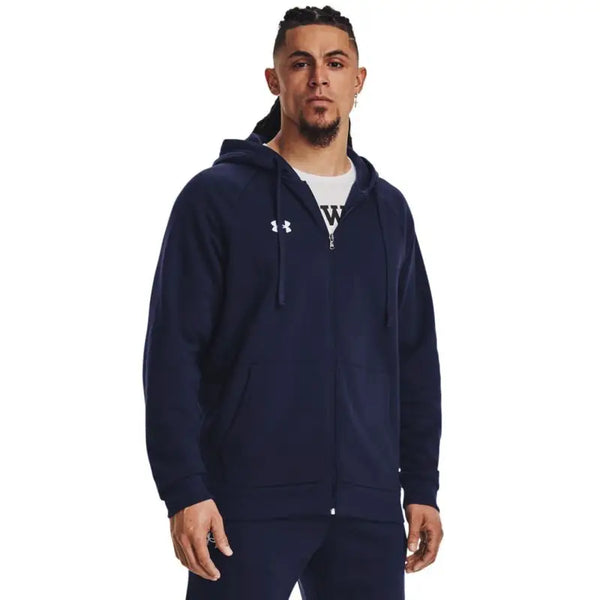 Under Armor Rival Fleece FZ Hoodie M 1379767 410 - Nexellus