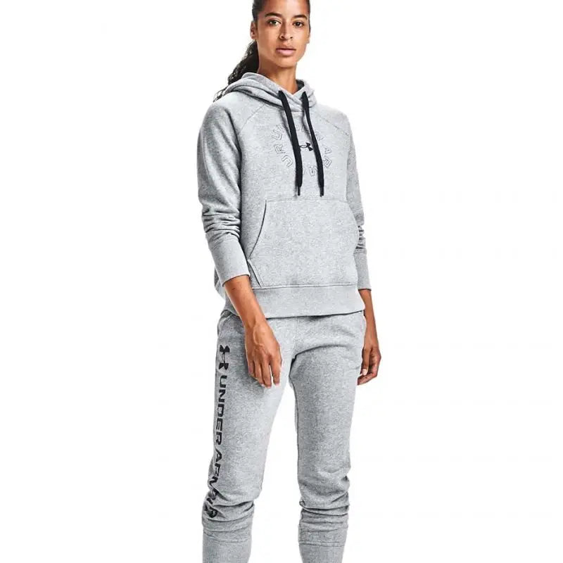 Under armor rival fleece metallic hoodie w 1356 323 035