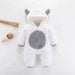 Unisex baby romper boys & girls fleece hooded jumpsuit Nexellus