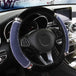 Universal 37-38cm diameter soft plush rhinestone car steering wheel Nexellus