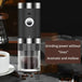 Usb rechargeable electric coffee bean grinder Nexellus