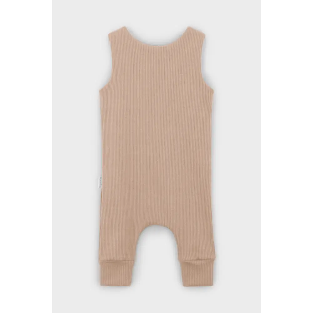 Velvet mocha dungarees