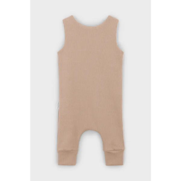 Velvet mocha dungarees