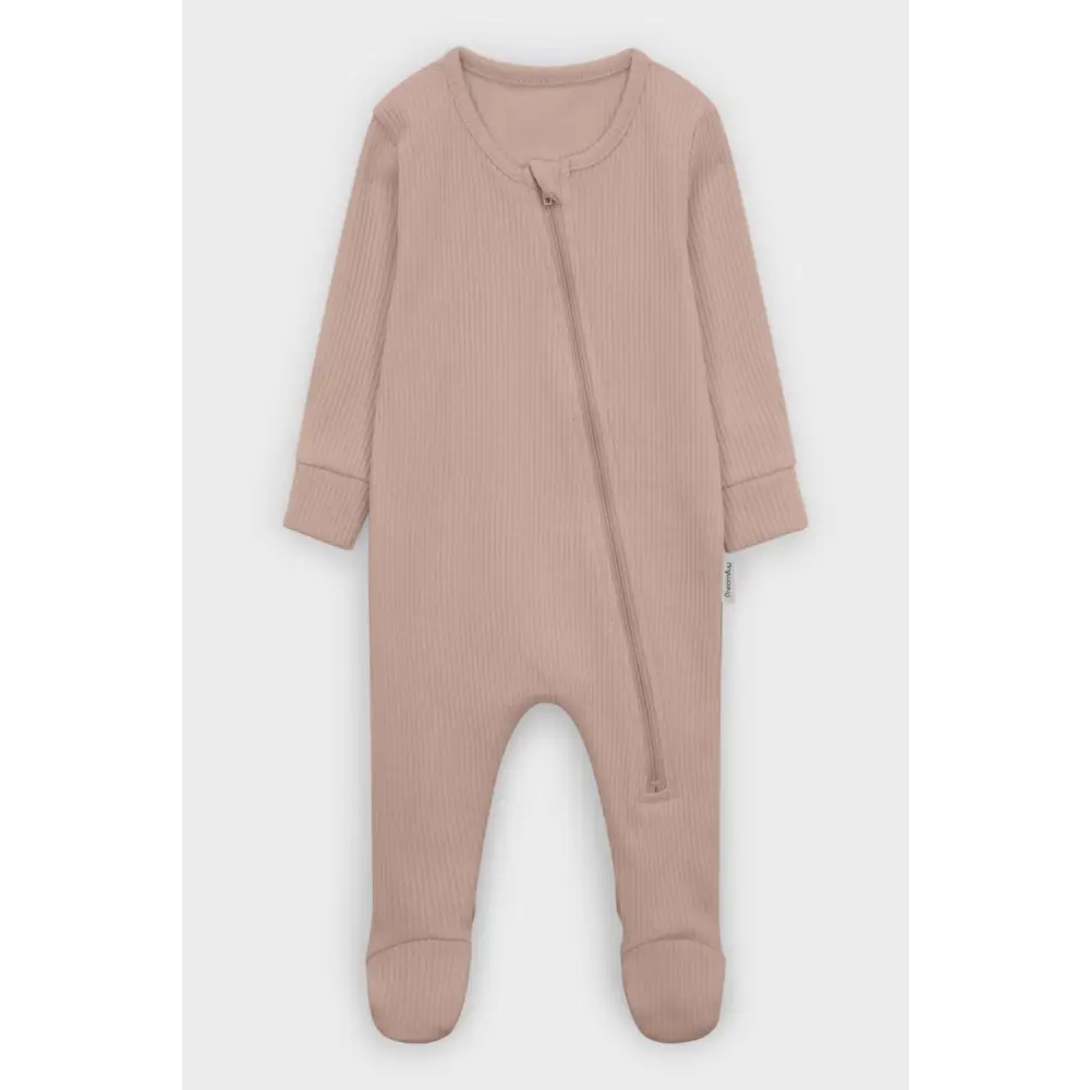 Velvet mocha sleepsuit