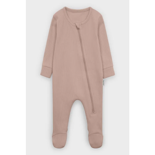 Velvet mocha sleepsuit