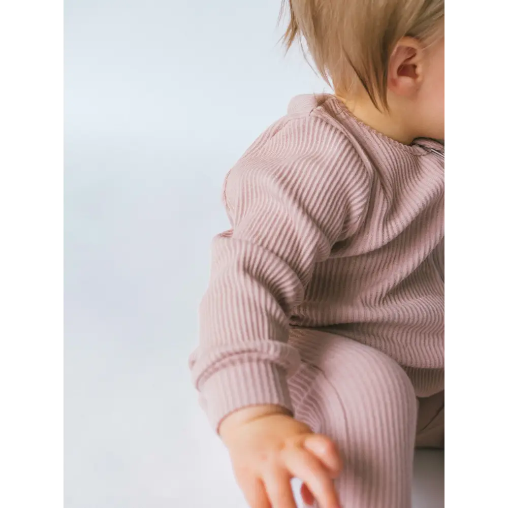 Velvet mocha sleepsuit