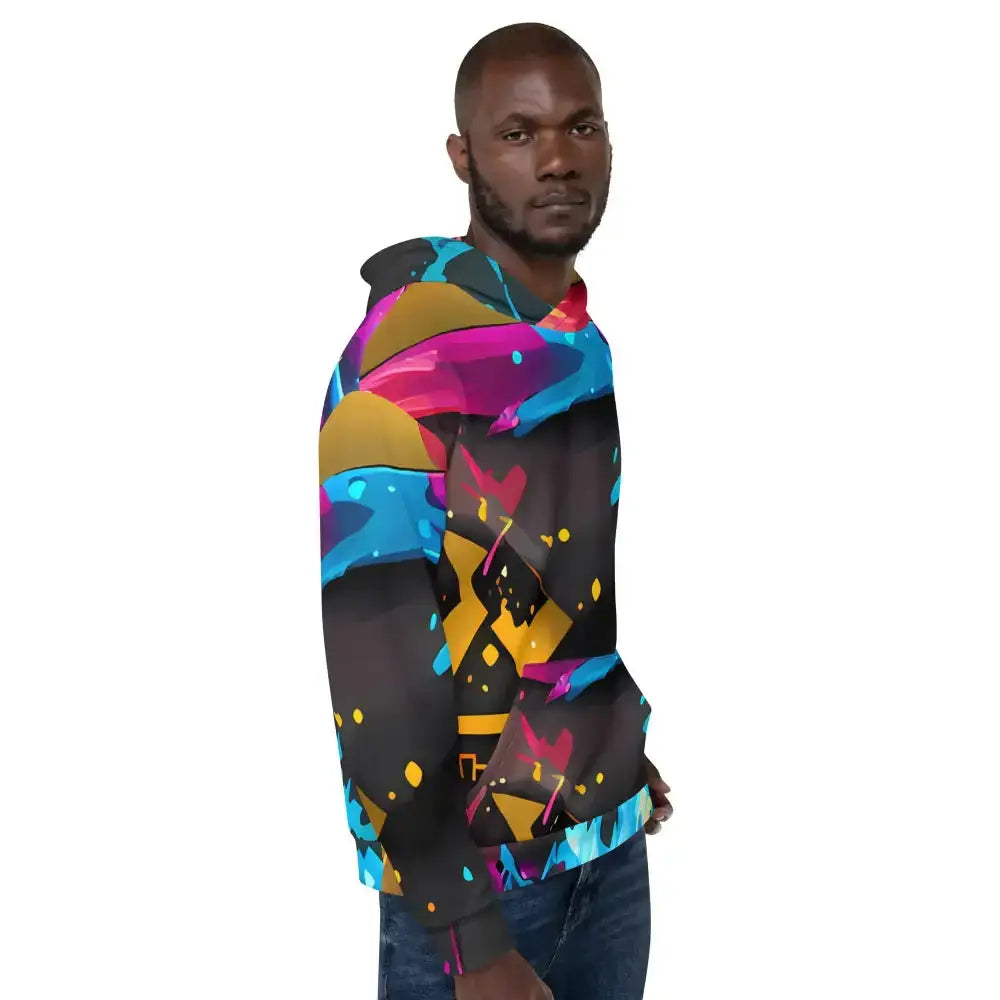 Vibrant expressions unisex hoodie Nexellus