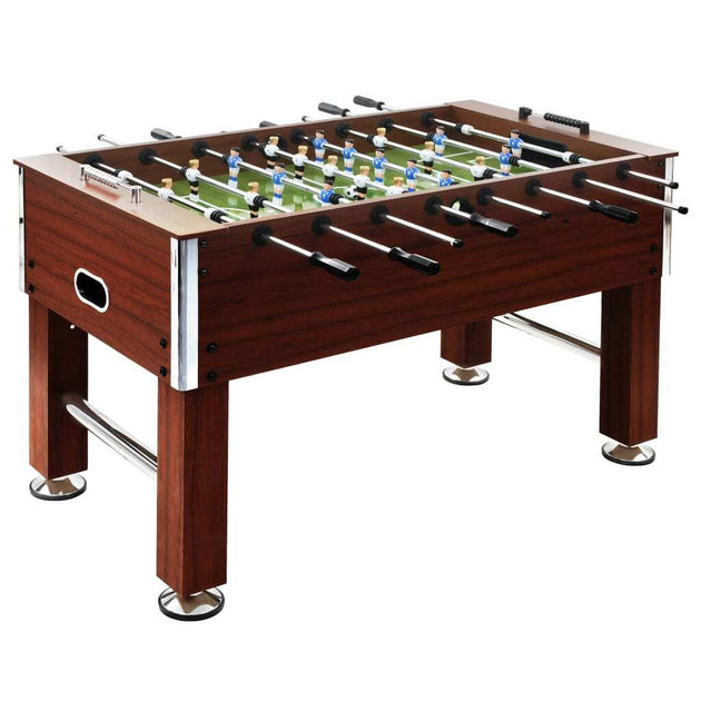 vidaXL Football Table Steel 60 kg 140x74.5x87.5 cm Brown Nexellus