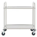 Vidaxl 2-tier kitchen trolley 95x45x83.5 cm stainless steel Nexellus