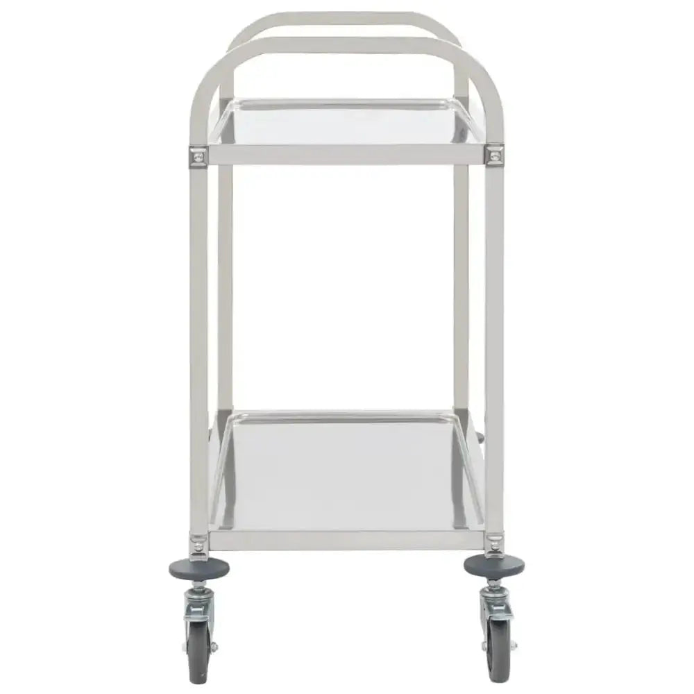 Vidaxl 2-tier kitchen trolley 95x45x83.5 cm stainless steel Nexellus