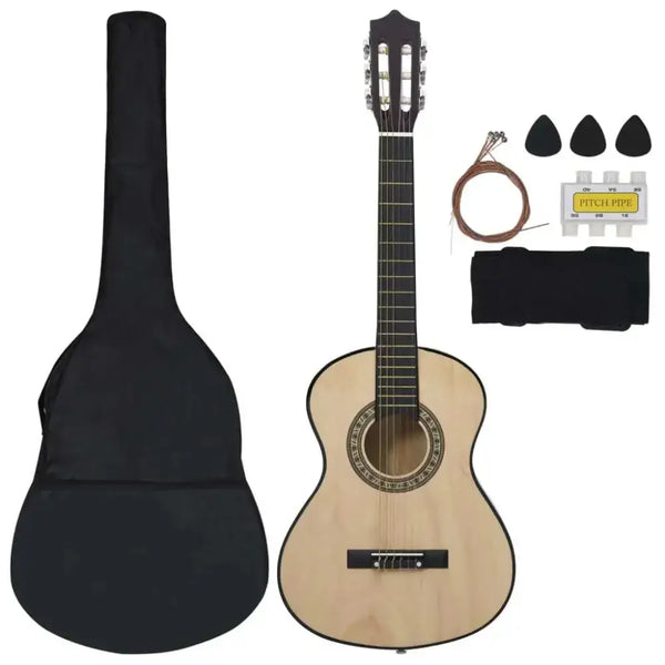 Vidaxl 8 piece classical guitar children beginner set 1/2 34 Nexellus