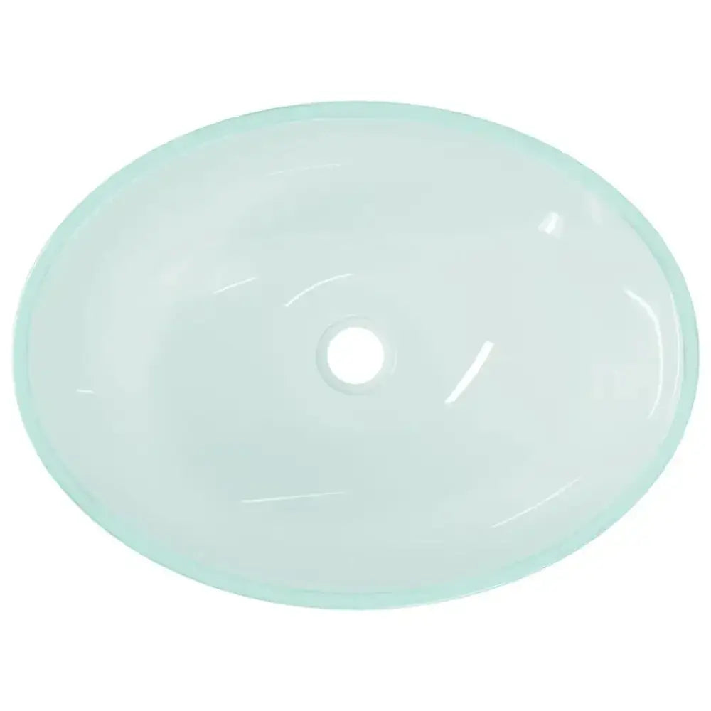 Vidaxl basin glass 50x37x14 cm frosted Nexellus