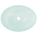 Vidaxl basin glass 50x37x14 cm frosted Nexellus