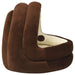 Vidaxl cat bed 40x40x35 cm brown and cream - Brown