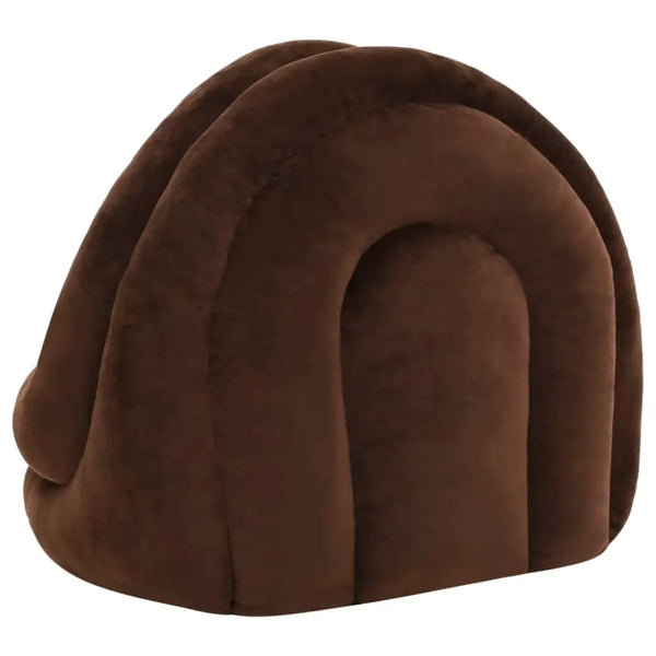 Vidaxl cat bed 40x40x35 cm brown and cream - Brown