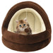 Vidaxl cat bed 40x40x35 cm brown and cream - Brown