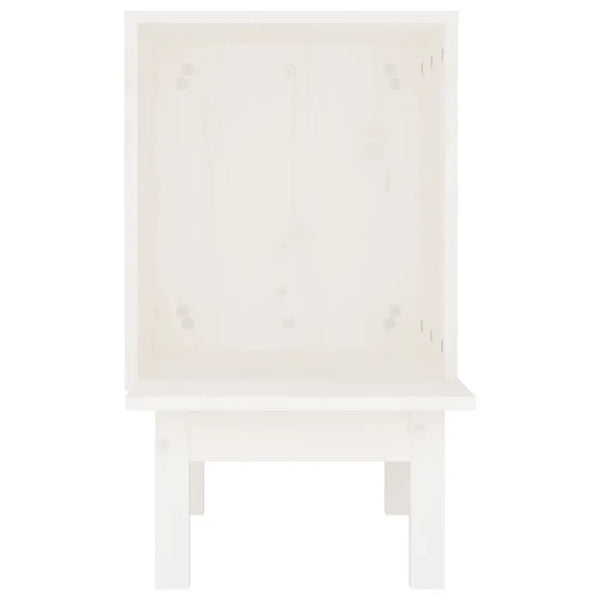 Vidaxl cat house white 60x36x60 cm solid wood pine - White