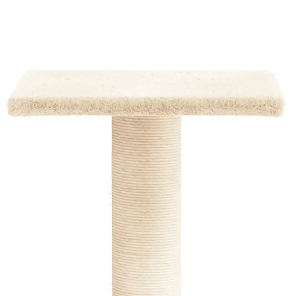 Vidaxl cat scratching post with platform cream 38 cm - Cream